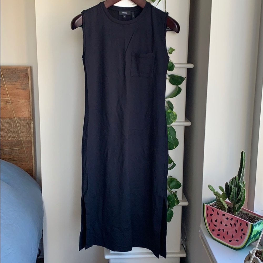 Theory muscle midi dress